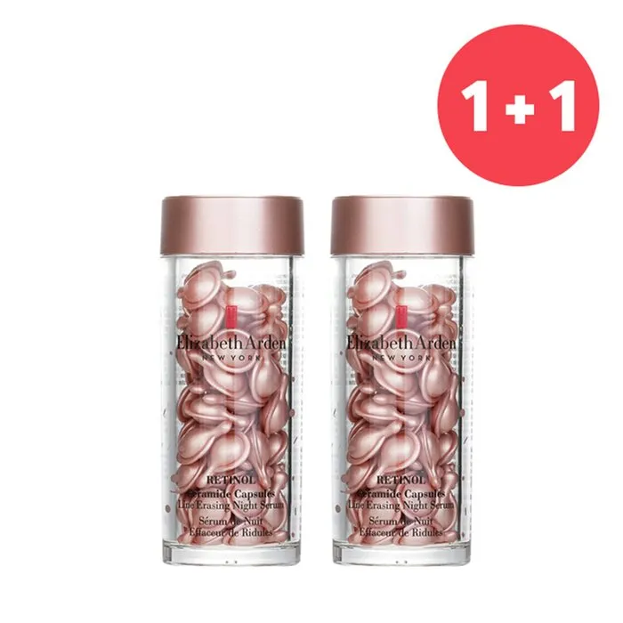 【1 1 Set】ceramide Retinol Capsules - Line Erasing Night Serum - 60caps