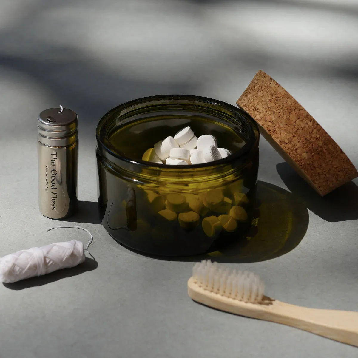 4 oz Green Jar with Cork Lid