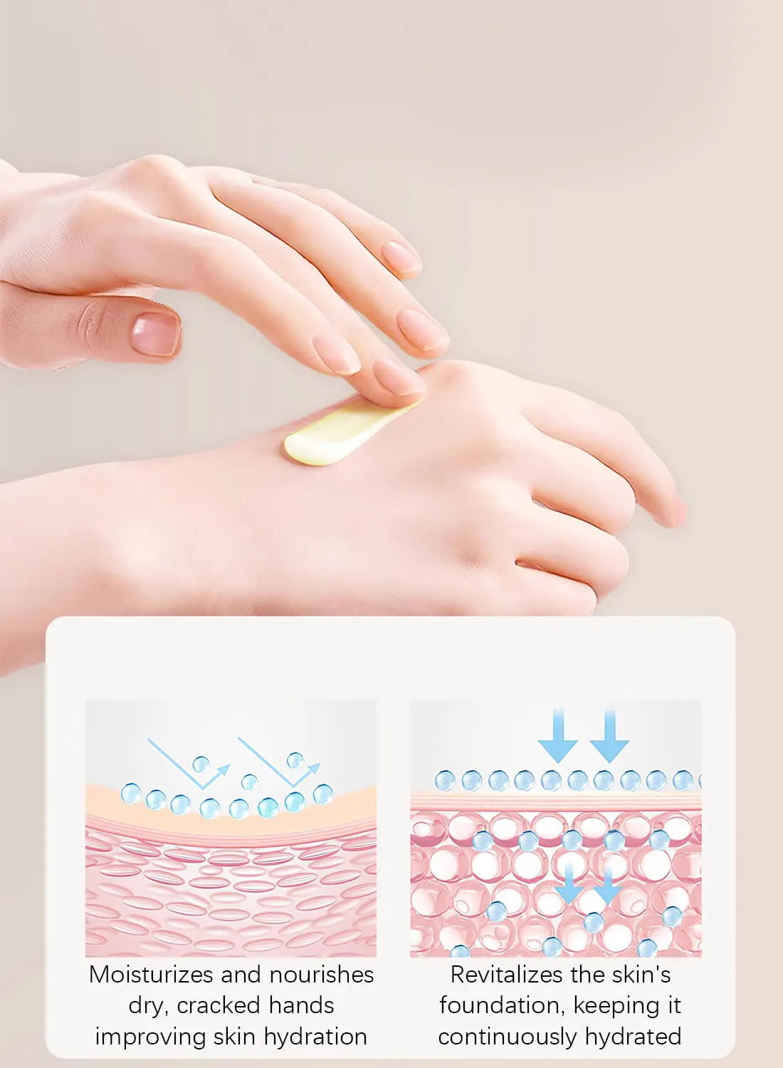 4Pcs Moist Essence Hand Cream Gift Set for Dry Cracked 30G/Pcs