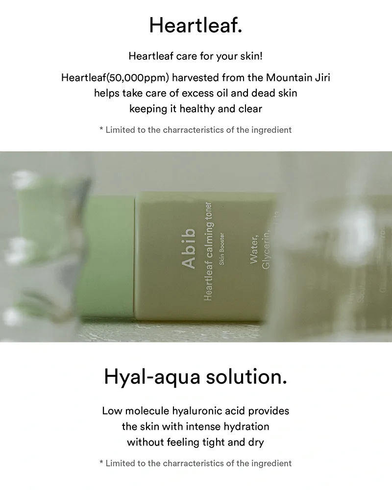 Abib Heartleaf Calming Toner Skin Booster