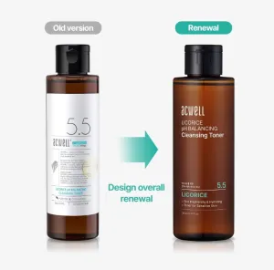 Acwell Licorice pH Balancing Cleansing Toner 150ml