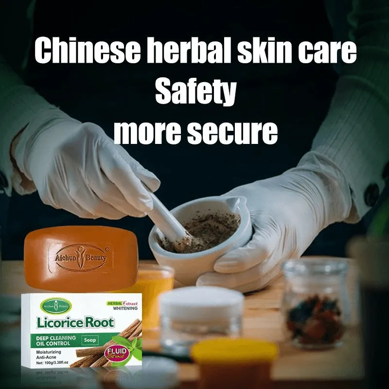 Aichun Beauty Licorice Root Herbal Extract Soap - 100g