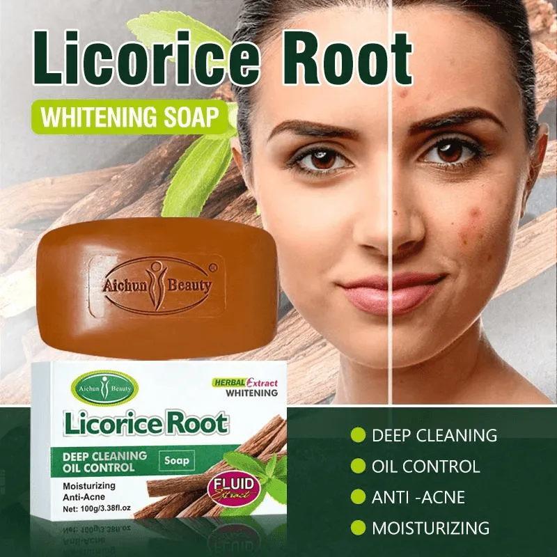 Aichun Beauty Licorice Root Herbal Extract Soap - 100g