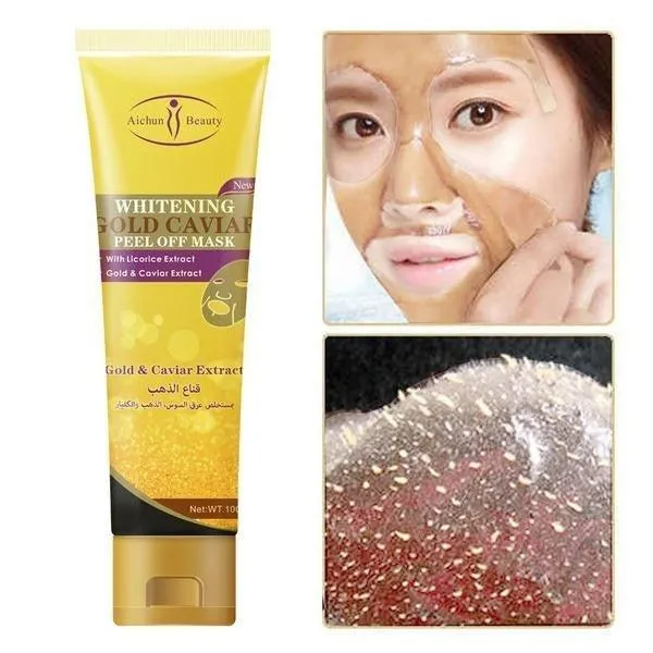Aichun Beauty Whitening Gold Caviar Peel Off Mask - 120ml