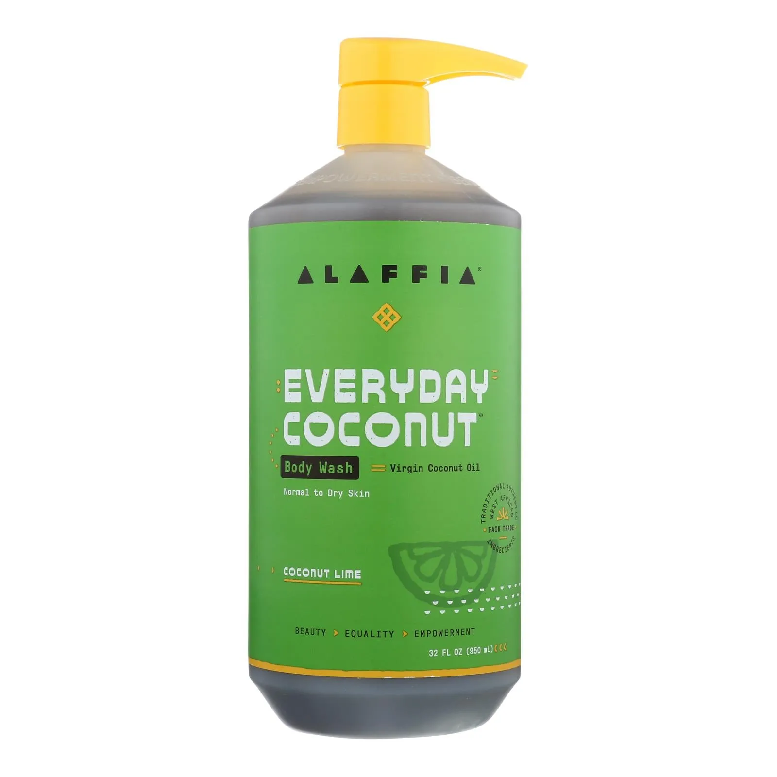 Alaffia - Everyday Body Wash - Coconut Lime - 32 Fl Oz.
