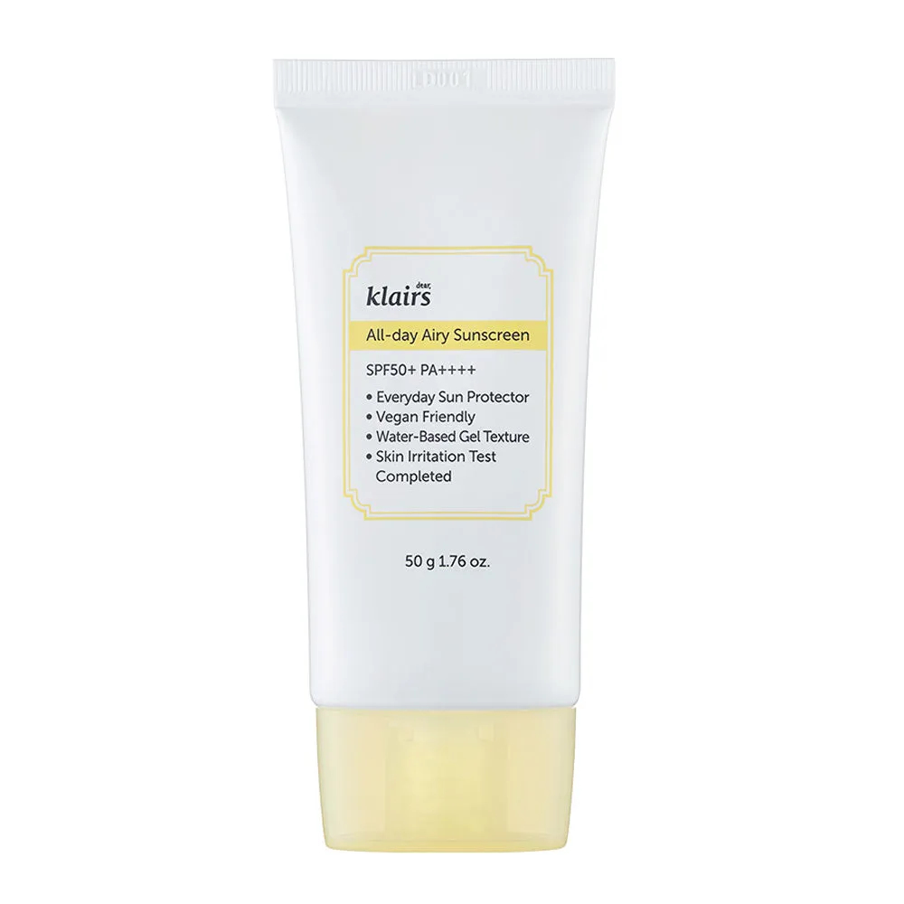 All-day Airy Sunscreen SPF 50  PA     