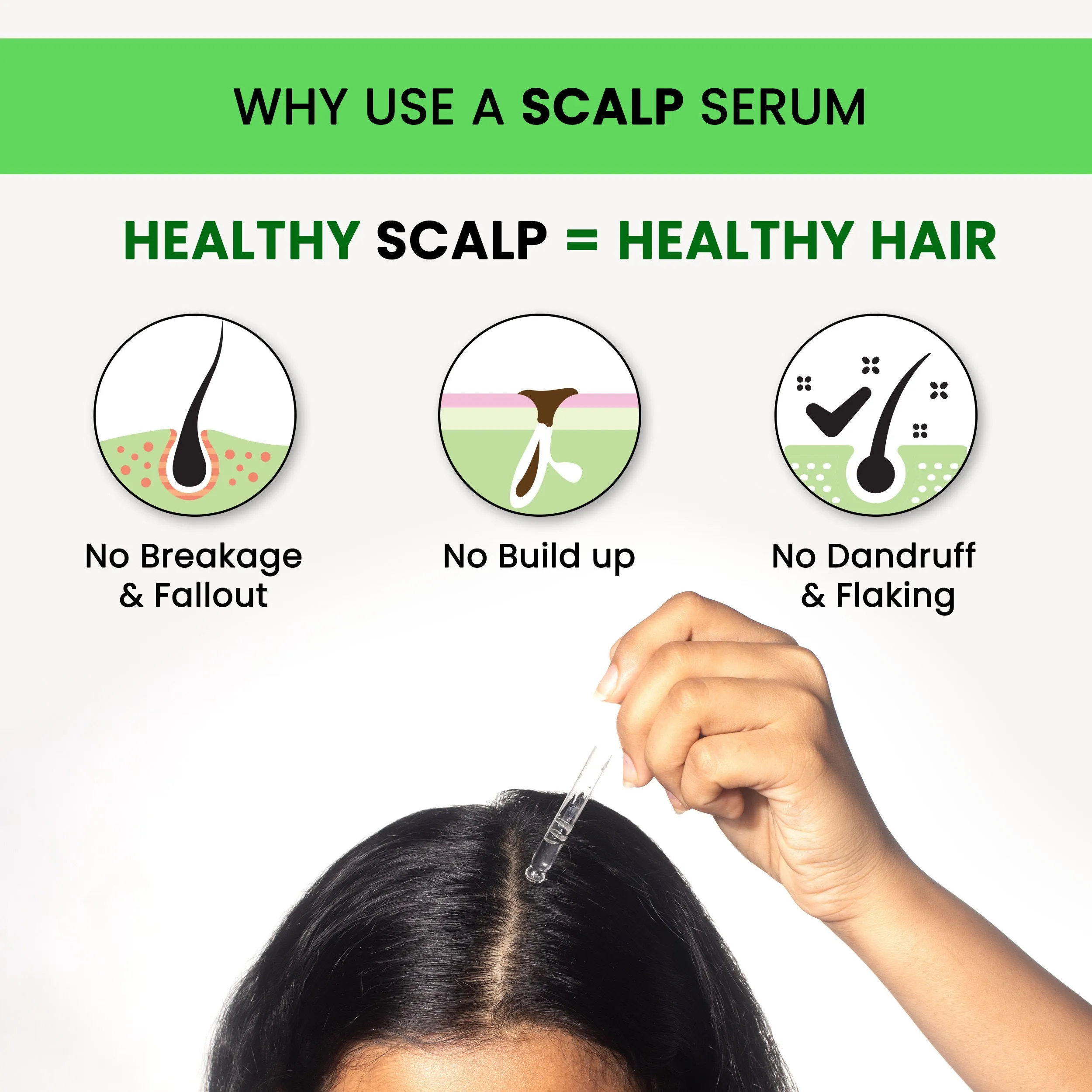 Alps Goodness Tea Tree Oil, Hyaluronic Acid & Ketoconazole Anti Dandruff Scalp Serum For Oily Scalp (30 ml)