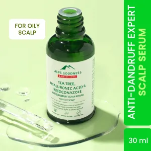 Alps Goodness Tea Tree Oil, Hyaluronic Acid & Ketoconazole Anti Dandruff Scalp Serum For Oily Scalp (30 ml)