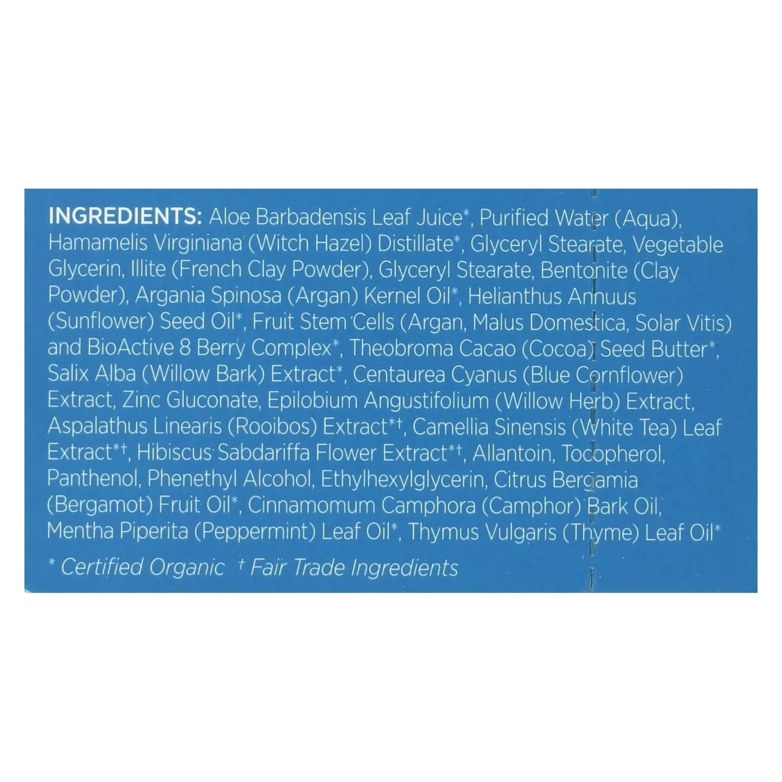 Andalou Instant Clarity Blue Clay Face Mask - Argan Oil Enhanced Hydration - Pack of 6