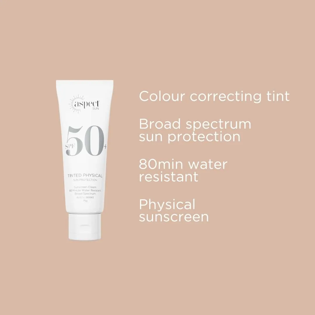 Aspect Physical Sunscreen (Tinted) SPF50