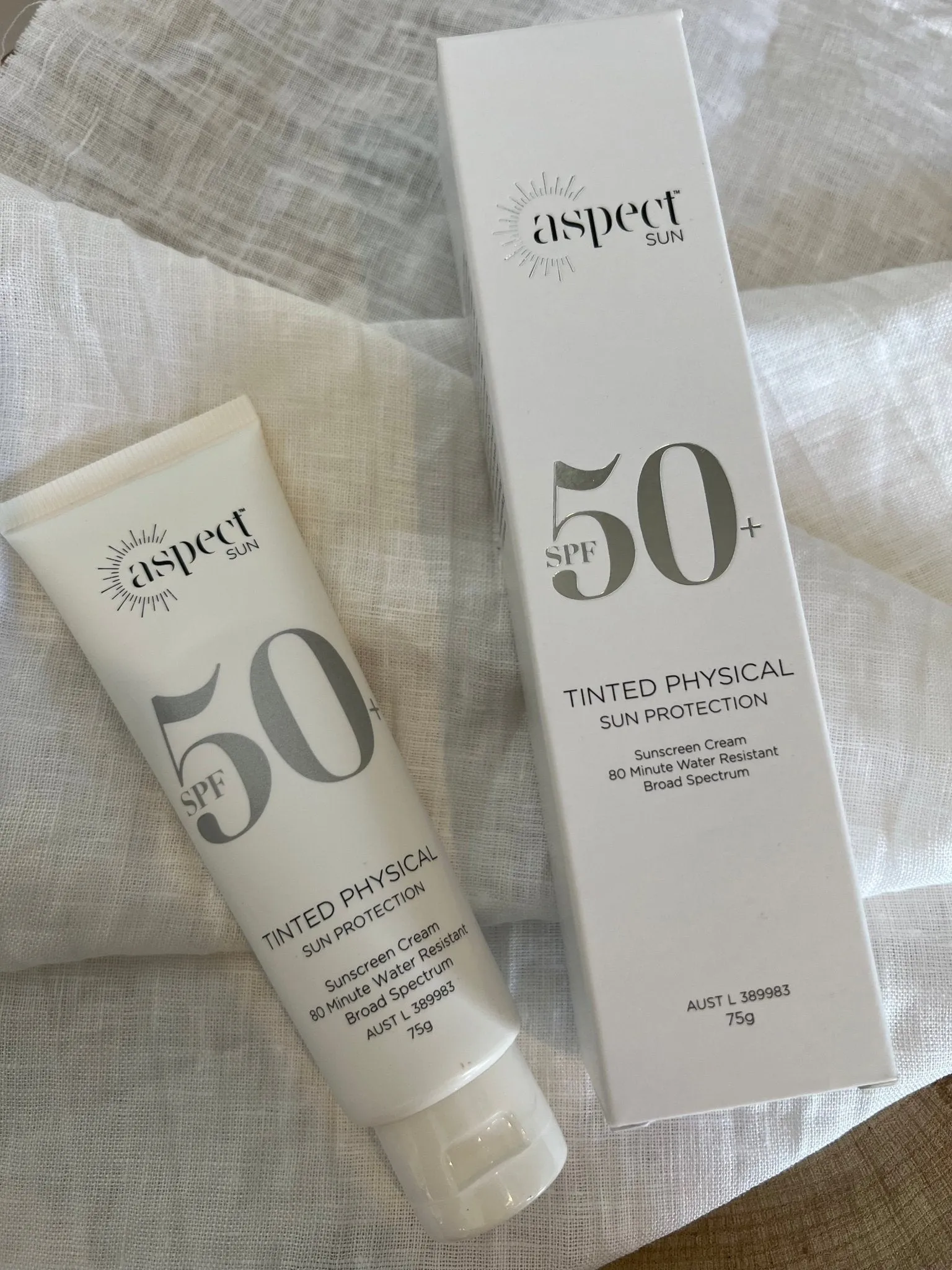 Aspect Physical Sunscreen (Tinted) SPF50
