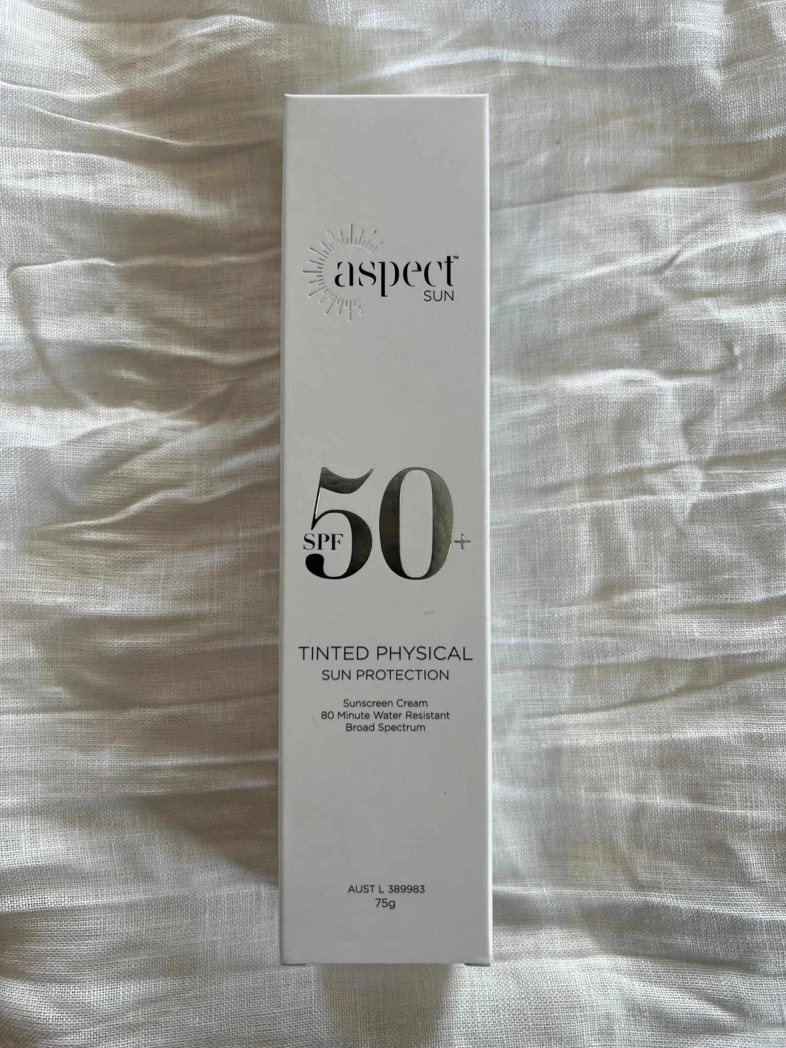 Aspect Physical Sunscreen (Tinted) SPF50