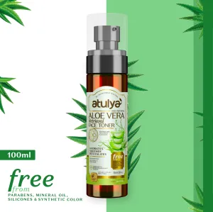 atulya Aloe Vera Face Toner - 100ml (Add 2 Products in the Cart & Get 1 Free Product Use Code: B1G1)