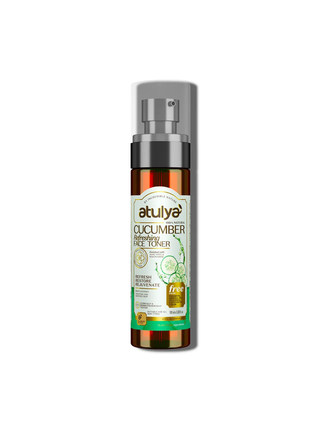atulya Cucumber Face Toner - 100ml (Buy 5 Products & Get Rs.500 Off)