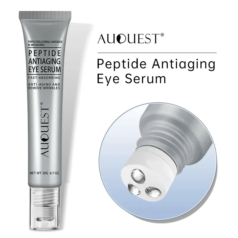 AUQUEST Peptide Eye Cream – Eye Bags, Dark Circles Removal, Hydrating & Lifting Serum – Skincare Magic