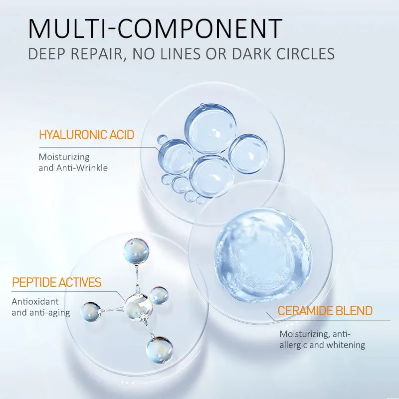 AUQUEST Peptide Eye Cream – Eye Bags, Dark Circles Removal, Hydrating & Lifting Serum – Skincare Magic