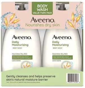 Aveeno Daily Moisturizing Body Wash, 33 fl. oz., 2 pk.