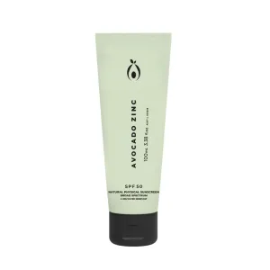 Avocado Zinc SPF 50 Natural Physical Sunscreen 100ml