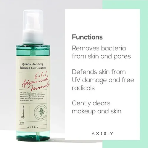 [AXIS-Y] Quinoa One-Step balanced Gel Cleanser 180ml