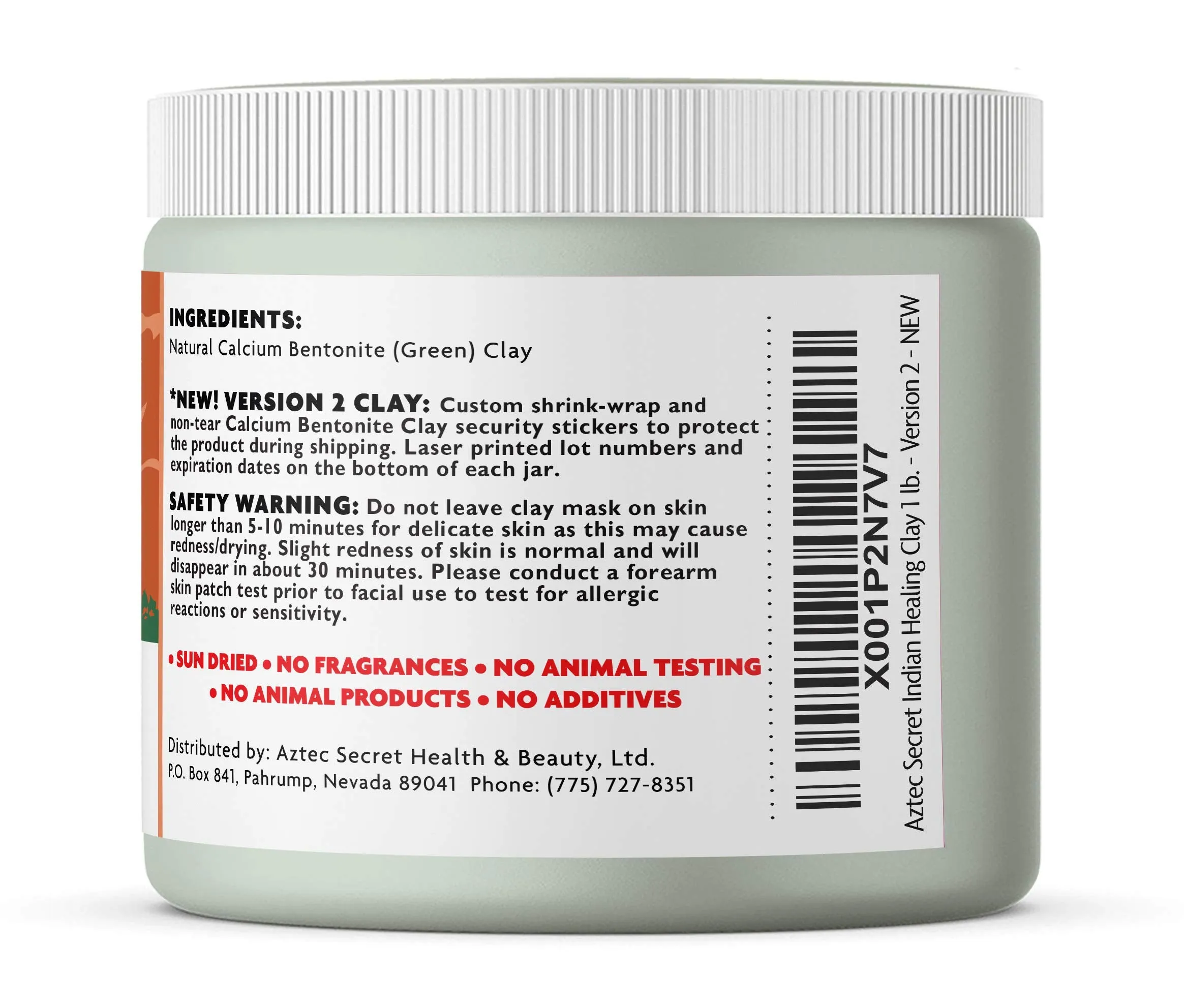 Aztec Secret – Indian Healing Clay 1 lb – Deep Pore Cleansing Facial & Body Mask – The Original 100% Natural Calcium Bentonite Clay – New Version 2 1 Pound (Pack of 1)