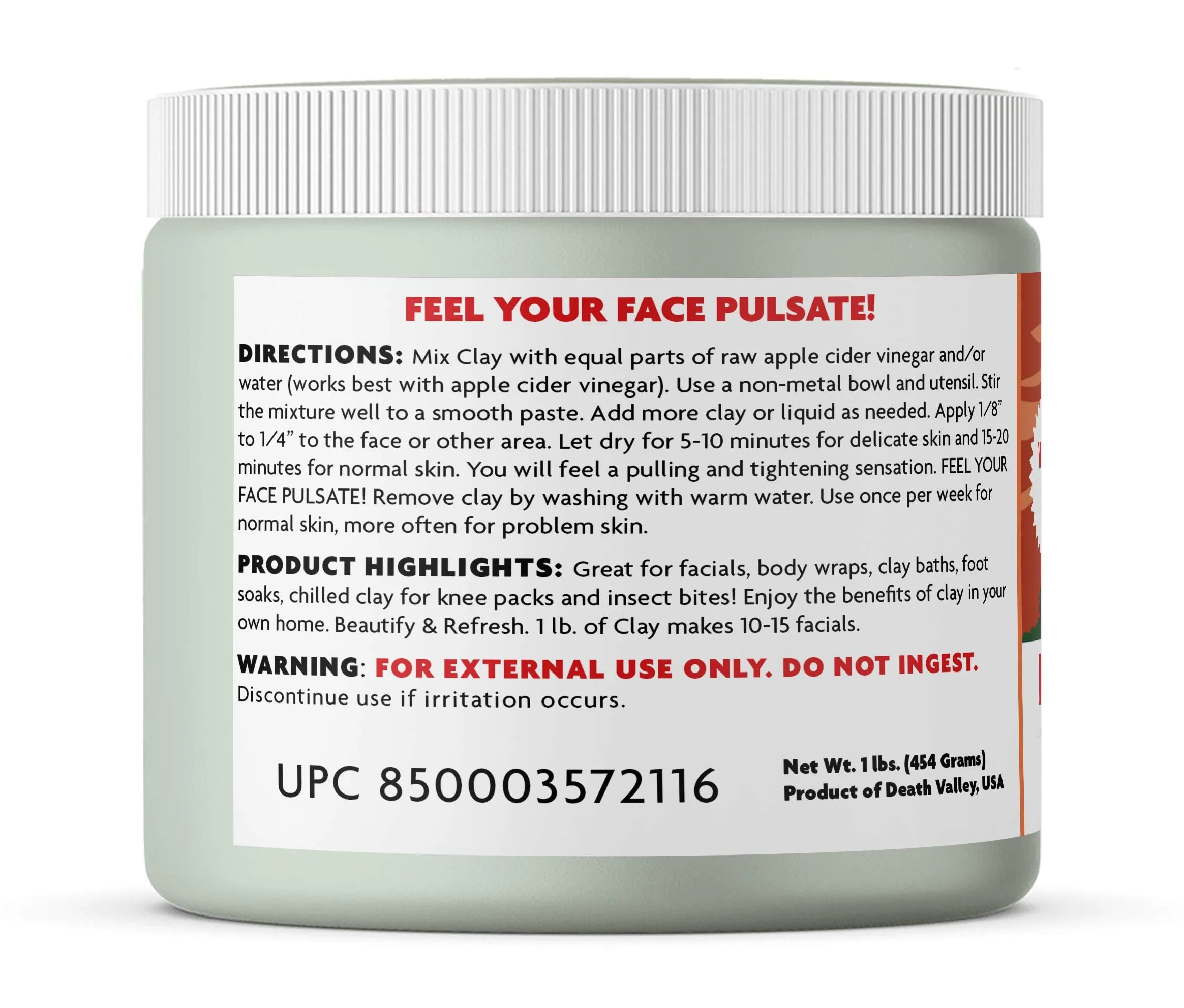Aztec Secret – Indian Healing Clay 1 lb – Deep Pore Cleansing Facial & Body Mask – The Original 100% Natural Calcium Bentonite Clay – New Version 2 1 Pound (Pack of 1)