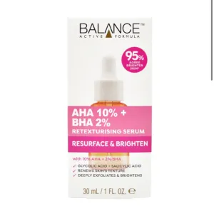 Balance Active Formula AHA 10%   BHA 2% Tetexturising Serum 30ml