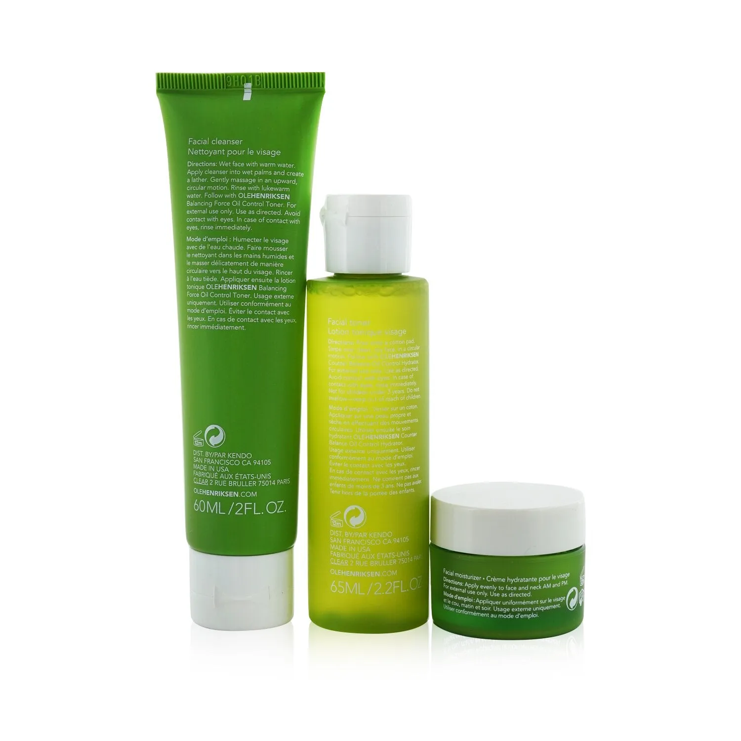 Balance It All Oil Control & Pore-Refining Set: Cleanser 60ml   Toner 65ml   Moisturizer 15ml