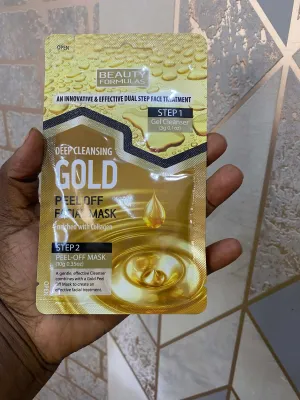 Beauty Formulas Deep Cleansing Gold peel Off Mask