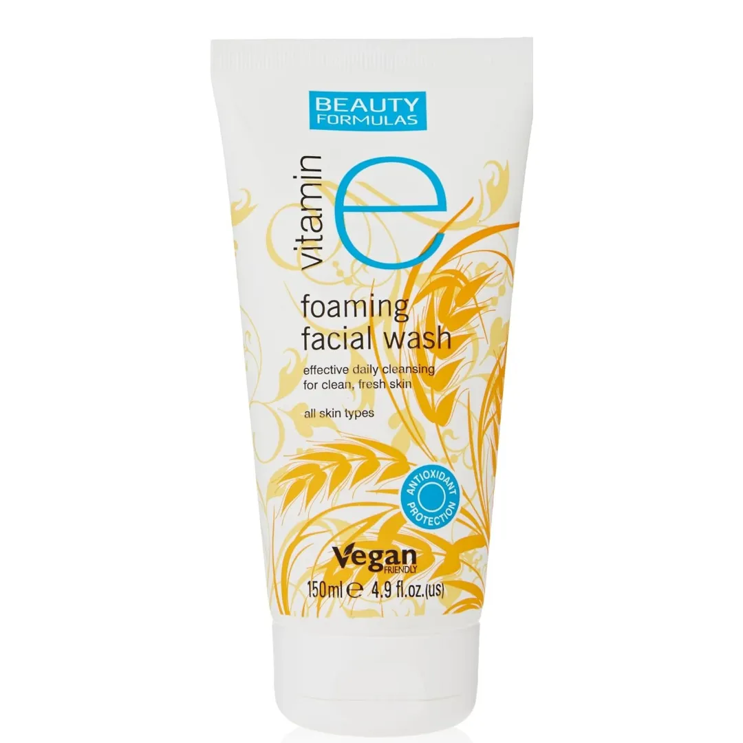 BEAUTY FORMULAS VITAMIN E FOAMING FACIAL WASH - 150ML