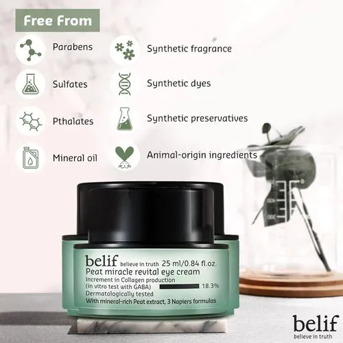 Belif Peat Miracle Revital Eye Cream 25ml