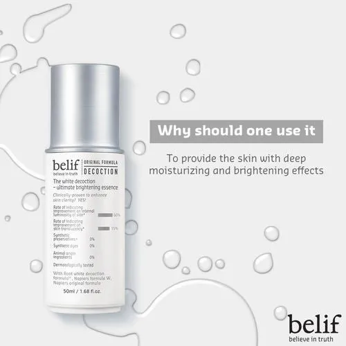 Belif The White Decoction - Ultimate Brightening Essence 50ml