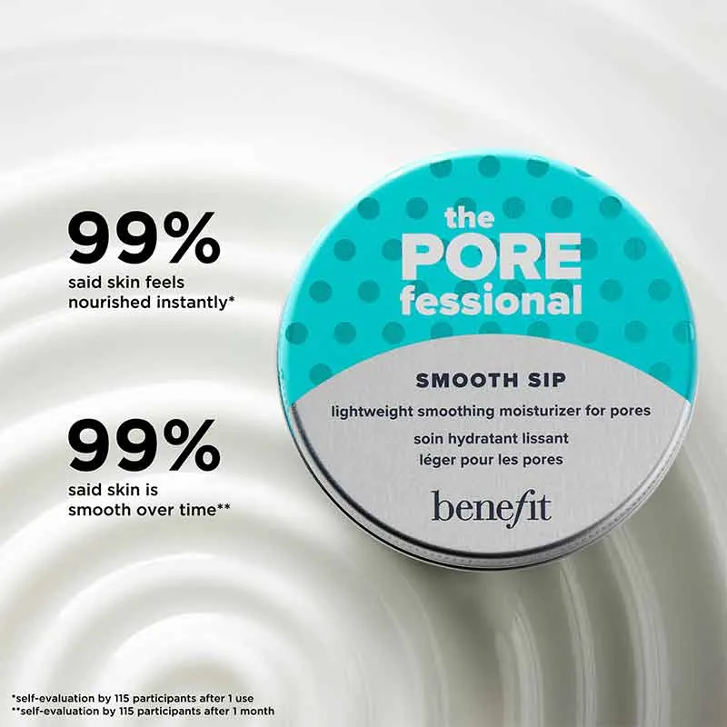 Benefit Cosmetics The Porefessional Smooth Sip Moisturizer   FREE Icy Globes