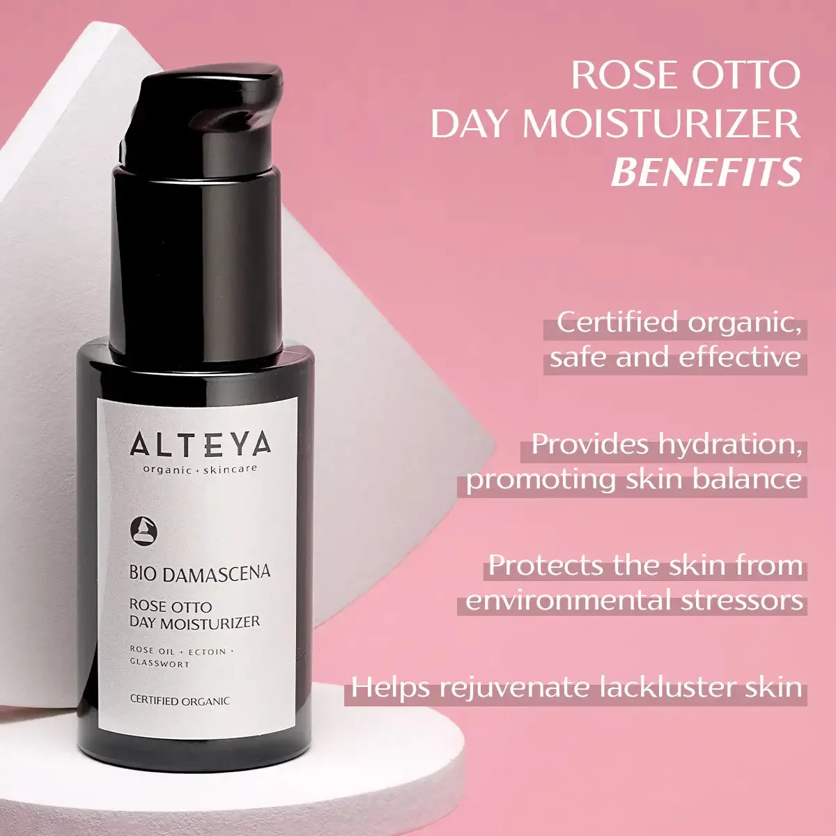 BIO DAMASCENA ORGANIC ROSE OTTO DAY MOISTURIZER