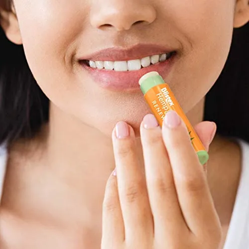 Blistex Hemp & Acai Renewal Lip Balm, 0.30 Ounce, 2 Count â€“ Raspberry Ginger & Cherry Cream, Moisturizing Lip Balm, Super Fruit Benefits, Nourishes & Conditions Lips