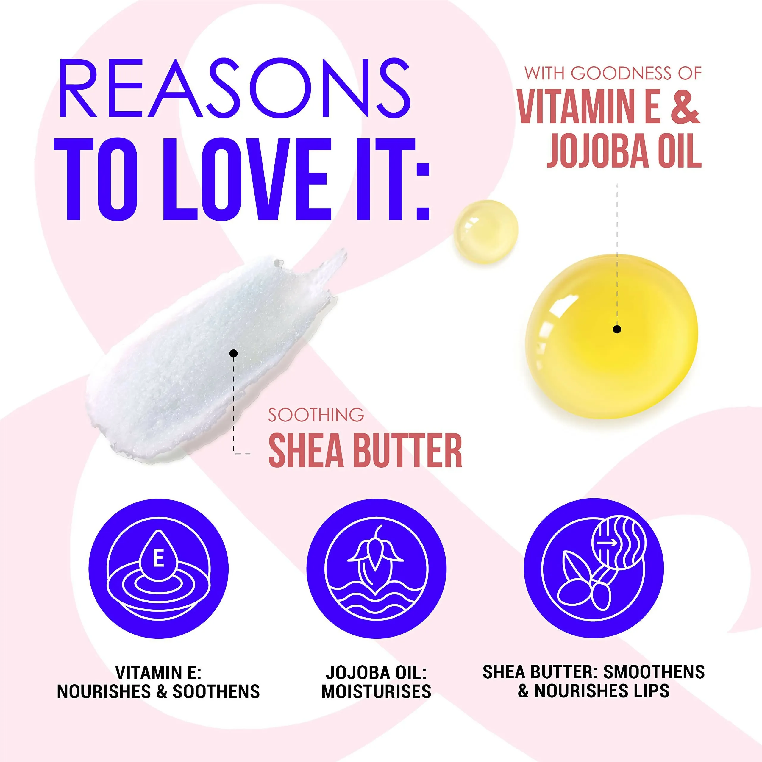Blue Heaven Jelly & Butter Lip Balm - Caramel Brown, infused with Shea Butter & Vitamin E, Fades Pigmentation