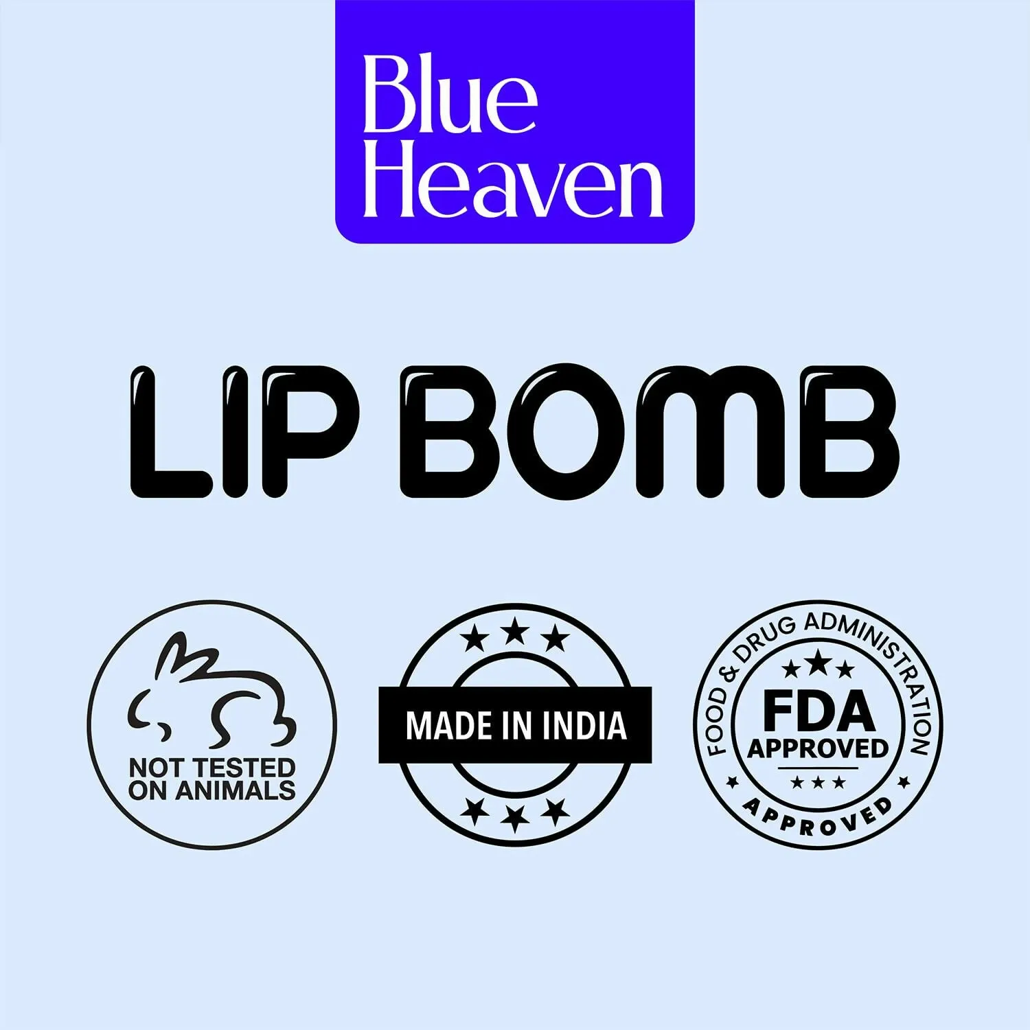 Blue Heaven Tinted Lip Balm Bubblegum infused with Shea Butter, Almond oil and Vitamin E