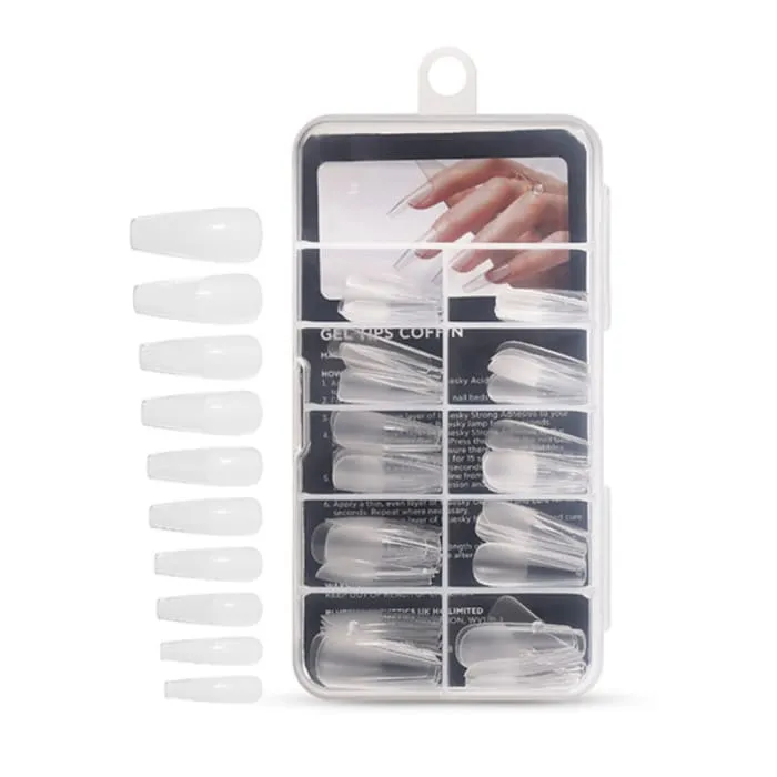 Bluesky Soft Gel Tips - Coffin