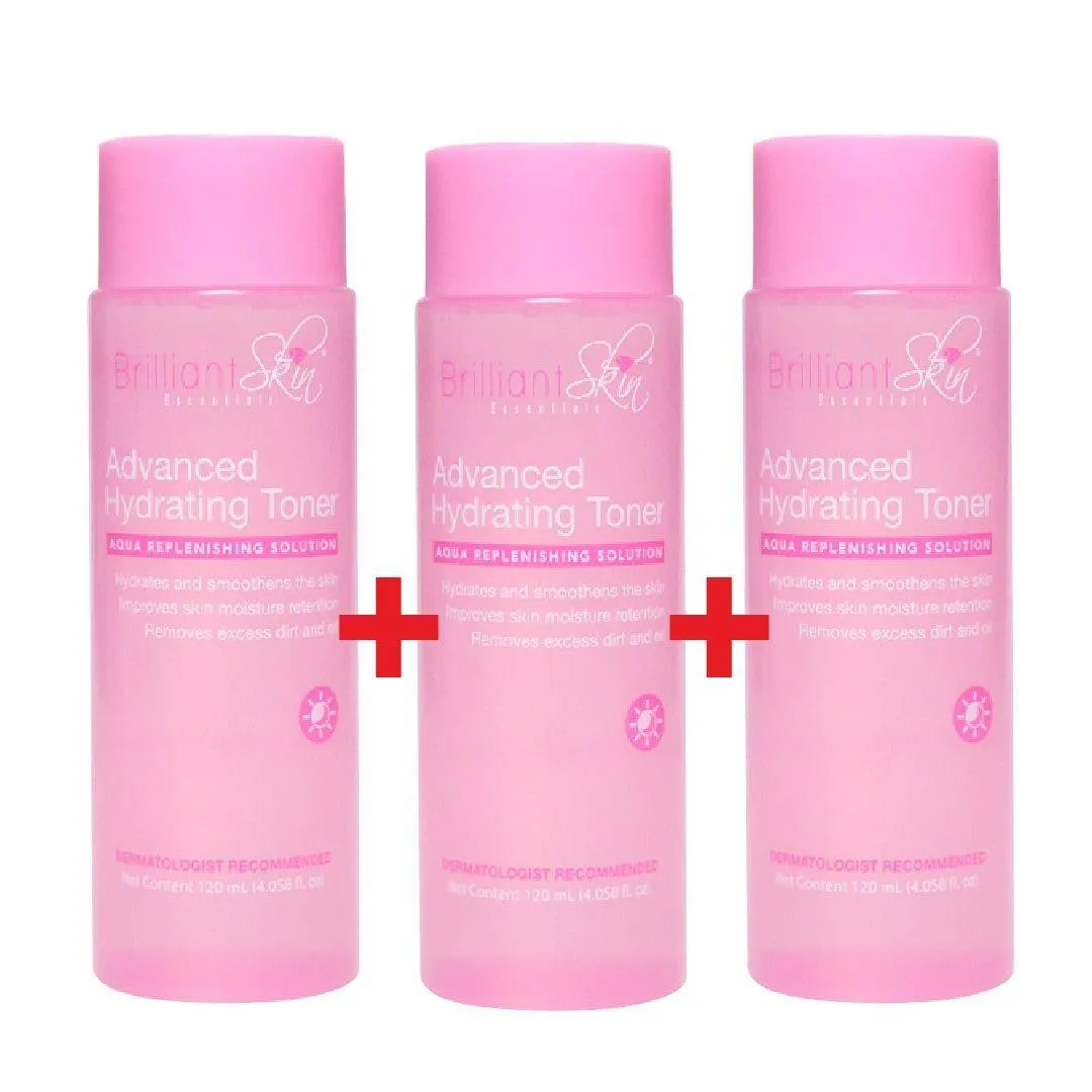 Brilliant Skin Advanced Hydrating Toner 120ml x 3