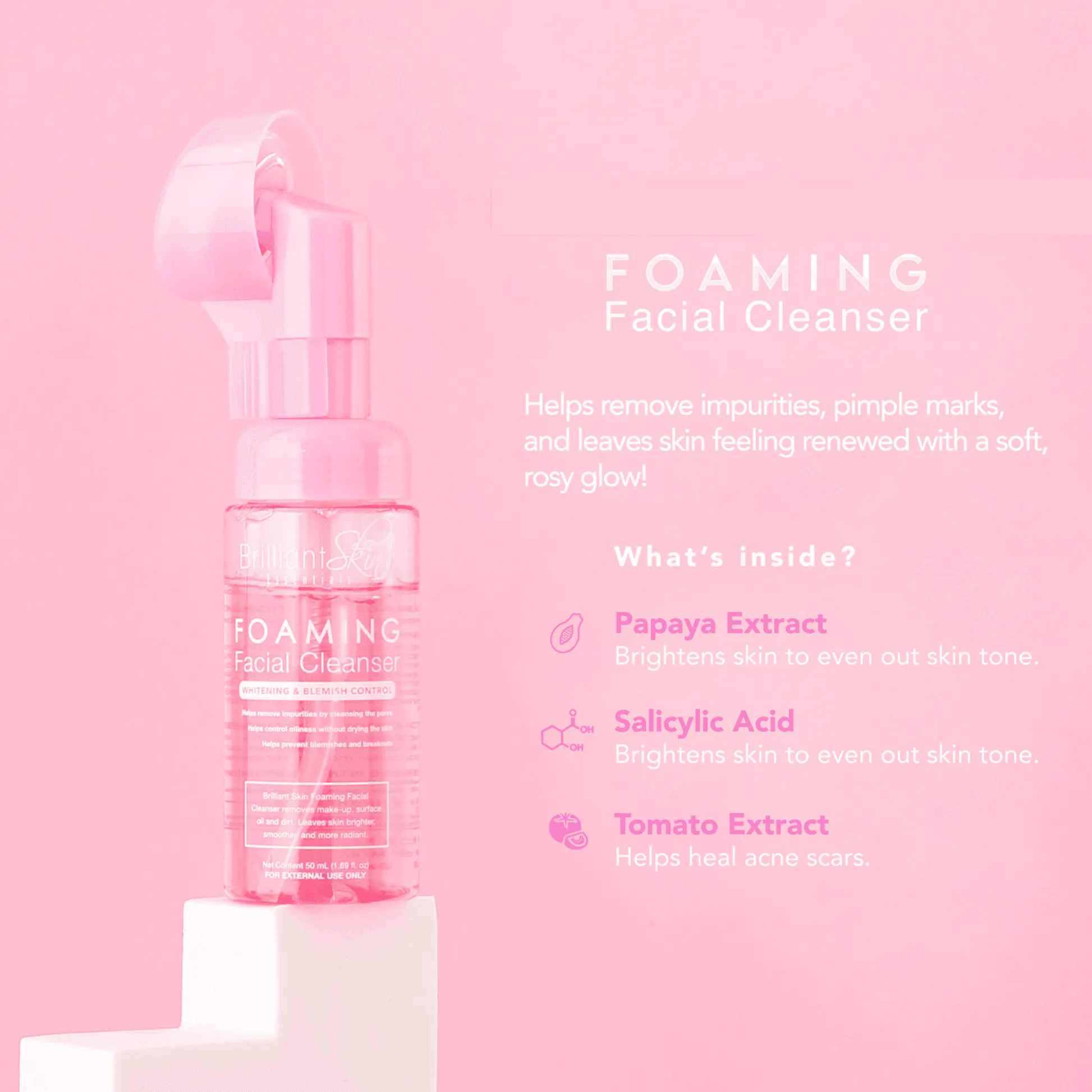 Brilliant Skin Essentials Foaming Facial Cleanser - 50ml