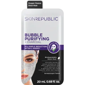 Bubble Purifying   Charcoal Face Sheet Mask