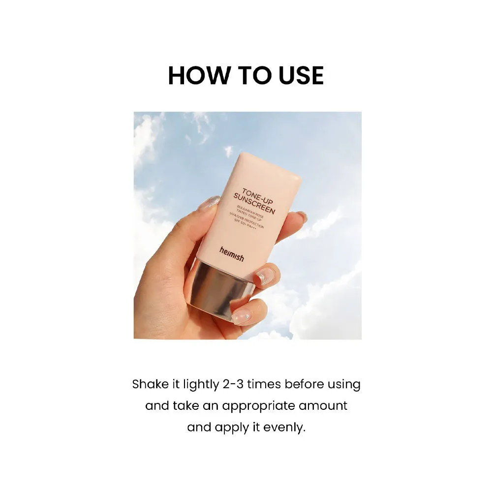 Bulgarian Rose Tinted Tone-up Sunscreen SPF50  PA   