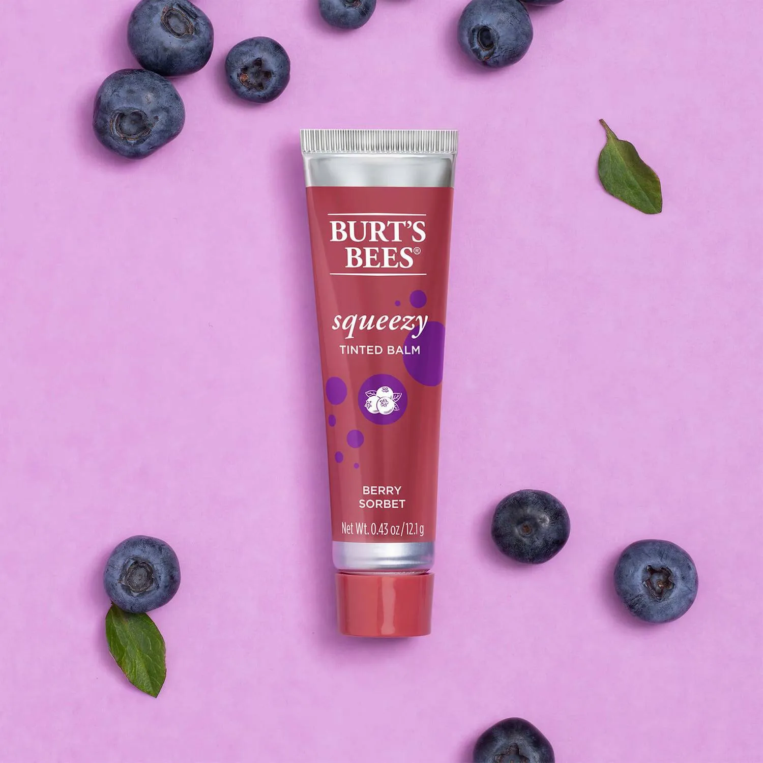 BURT'S BEES Squeezy Tinted Lip Balm - Berry Sorbet