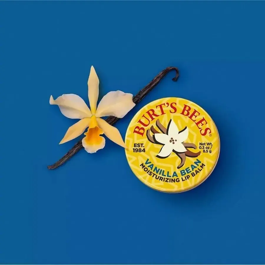 Burt's Bees Vanilla Bean Lip Balm 0.3 oz. Container