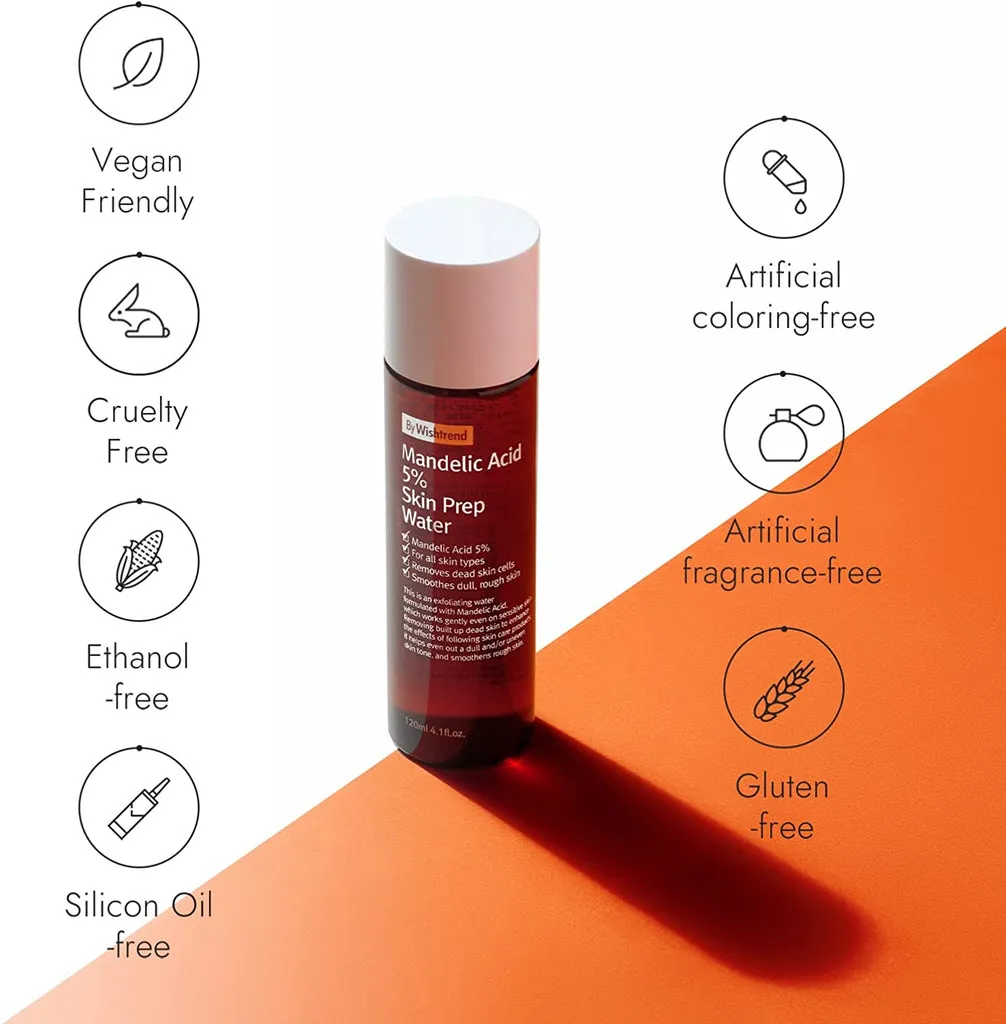 BY WISHTREND
MANDELIC ACID 5% SKIN PREP WATER