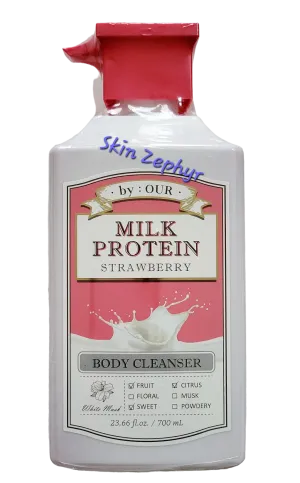 By:Our Milk Protein Strawberry Body Cleanser