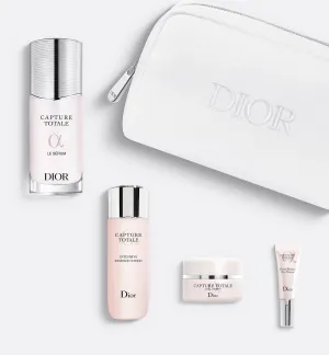 CAPTURE TOTALE 4-PIECES SKINCARE SET & POUCH
