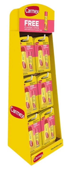 CARMEX DISPLAY 6 PEG 48PCS :DISP: QUANTITY: 1