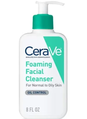 Cerave Foaming Face Cleanser For Normal To Oily Skin  8.0oz/ New