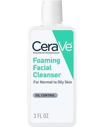 Cerave Foaming Face Cleanser For Normal To Oily Skin With Hyaluronic Acid 3.0oz  New