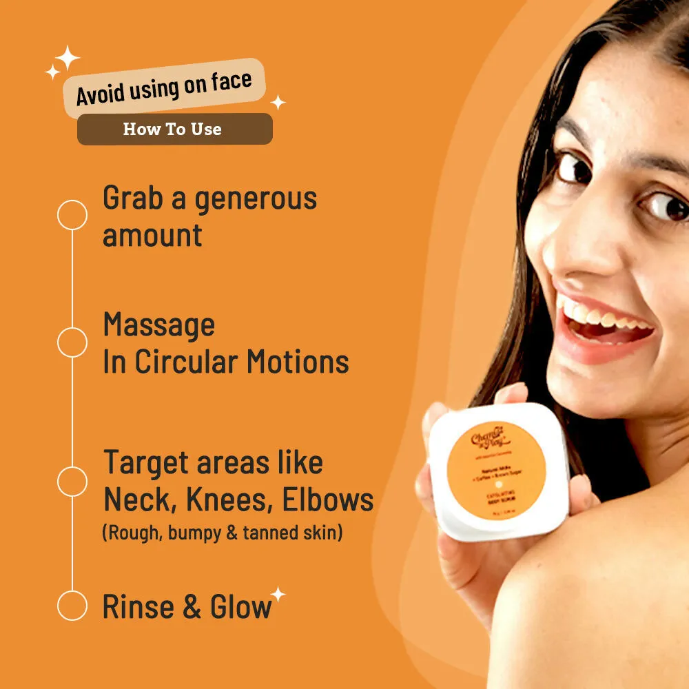 Chemist At Play Exfoliating Body Wash   Exfoliating Body Scrub For Tan Removal Combo